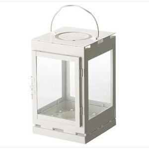 IKEA Lantstalle White Lantern for Candles 501.867.17 New! Indoor/outdoor